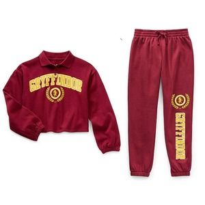 Harry Potter Little Girl's Gryffindor Jogger & T-Shirt Set - Size XXS (4-5)